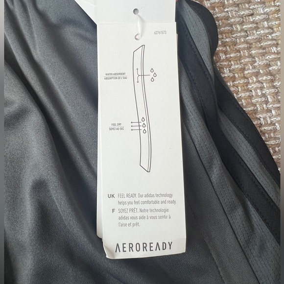 Adidas men’s 3S PES athletic shorts training casual bottoms zippers size M Gray - Picture 11 of 16